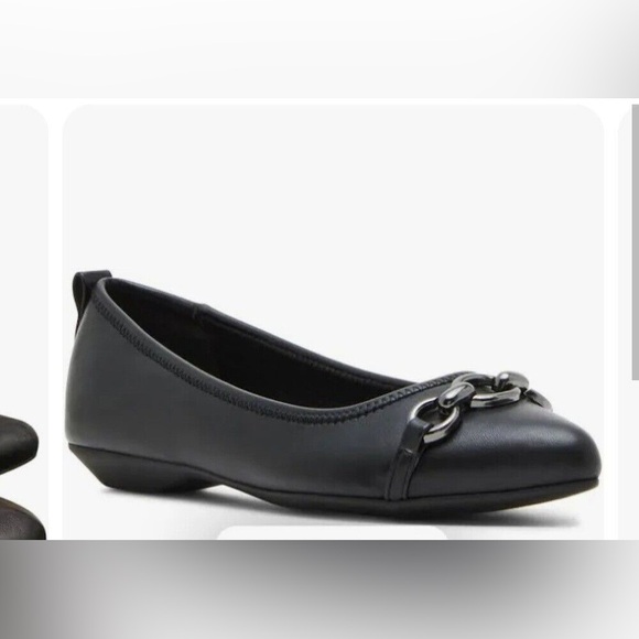 Anne Klein Akodenna Flats Women’s Black NWT Size 7 - Picture 1 of 8